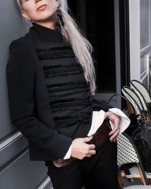 Jacke mit Applikationen