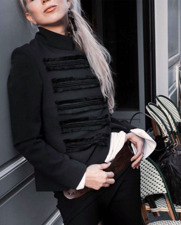 Jacke mit Applikationen